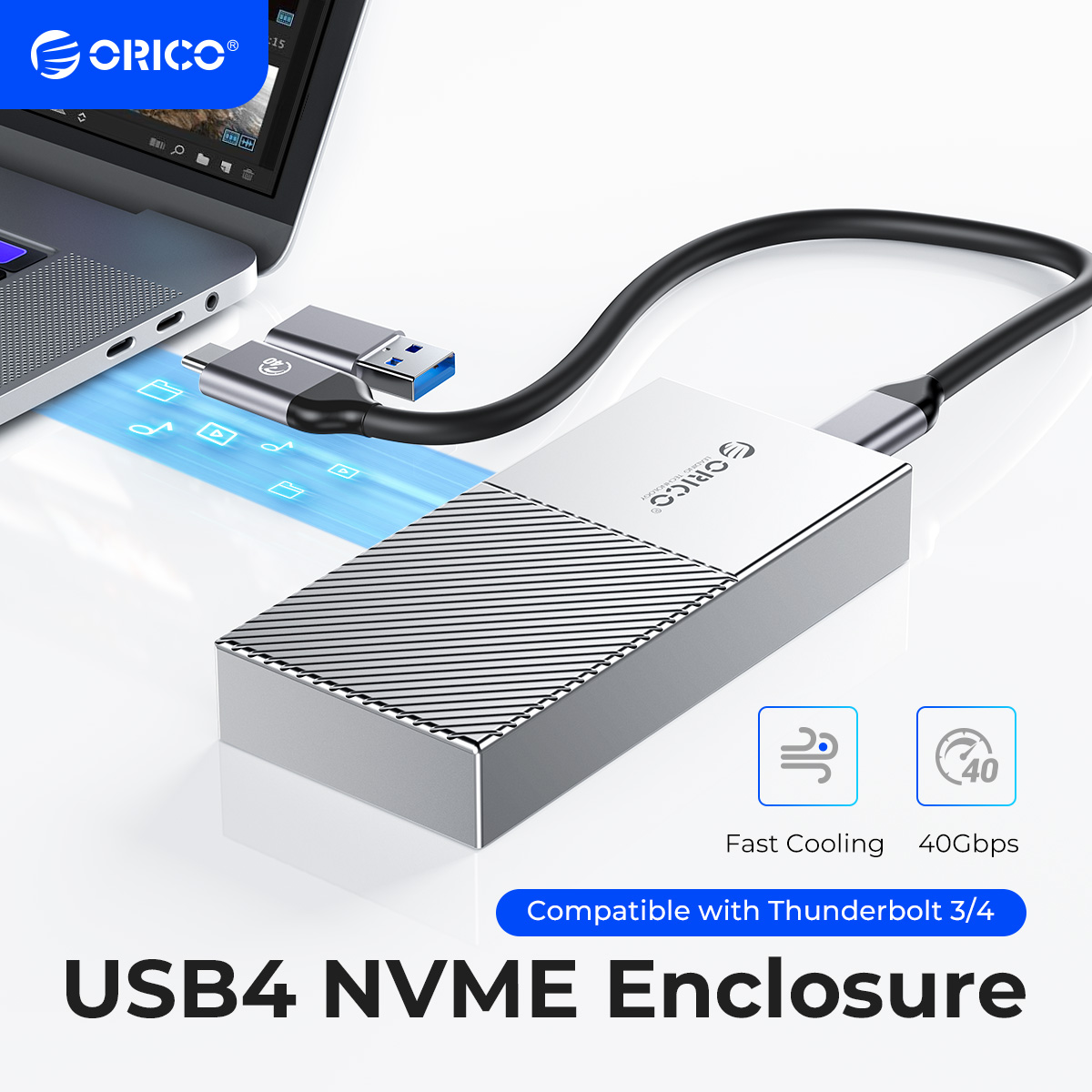 Thunderbolt 4 External Ssd 4Tb - Корпус ORICO USB4 NVMe SSD 40