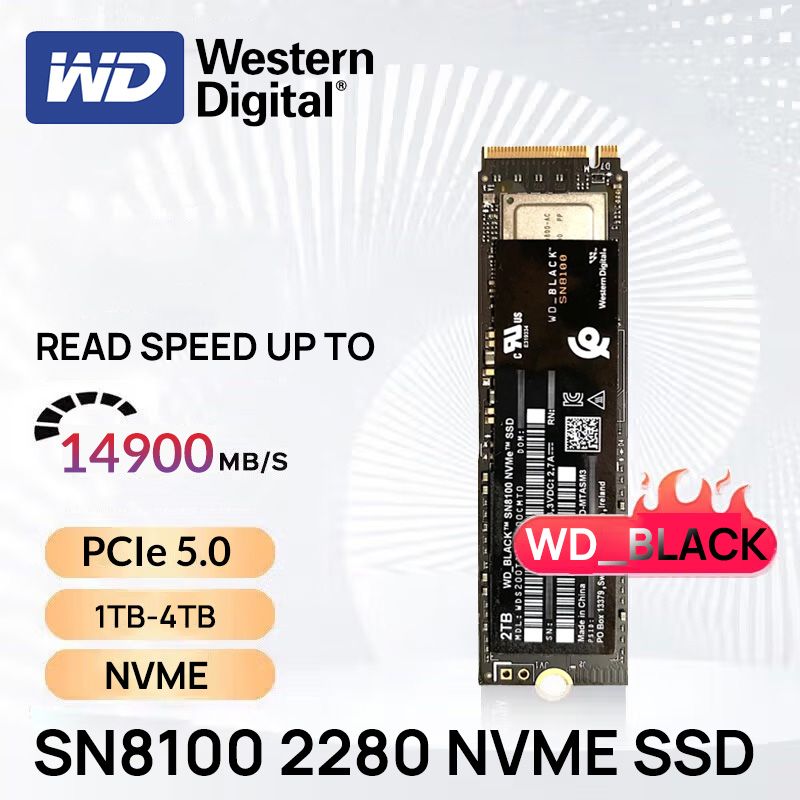 Nvme Pcie 5.0 Ssd 4Tb - Твердотельный накопитель Western Digital PCIe 5.0