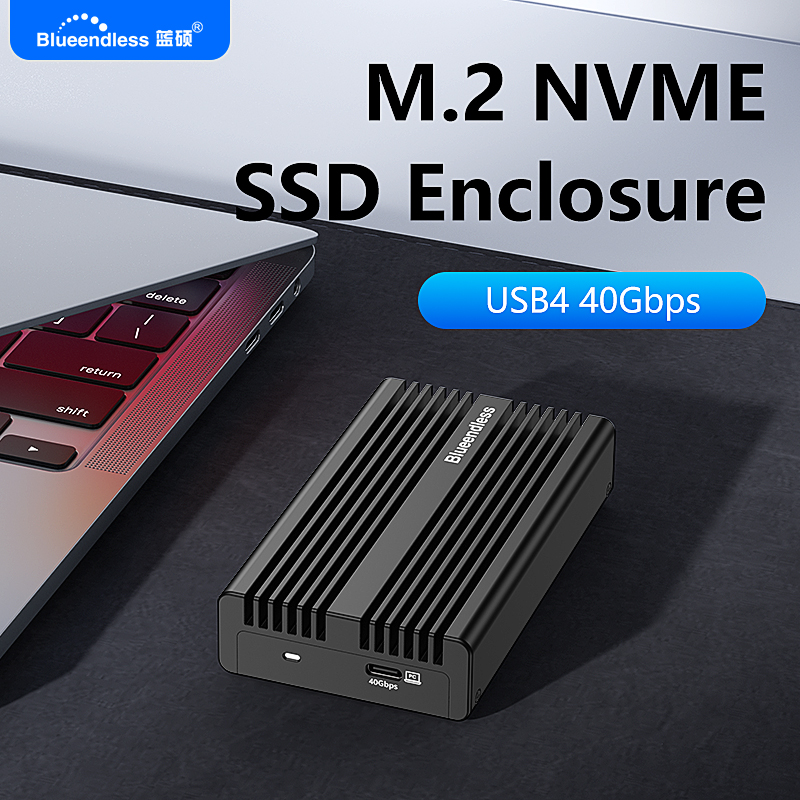 Usb4 40Gbps External Ssd 8Tb - Внешний корпус Blueendless 40 Гбит/с для