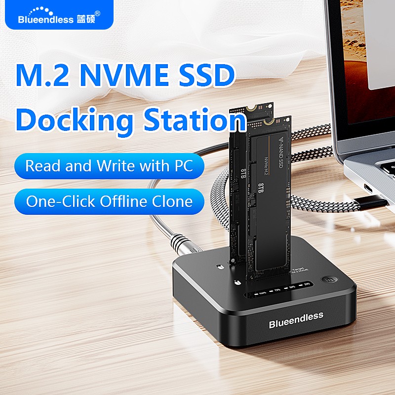 8Tb M2 Nvme Ssd - Док-станция Blueendless Offline Clone Dual Bay