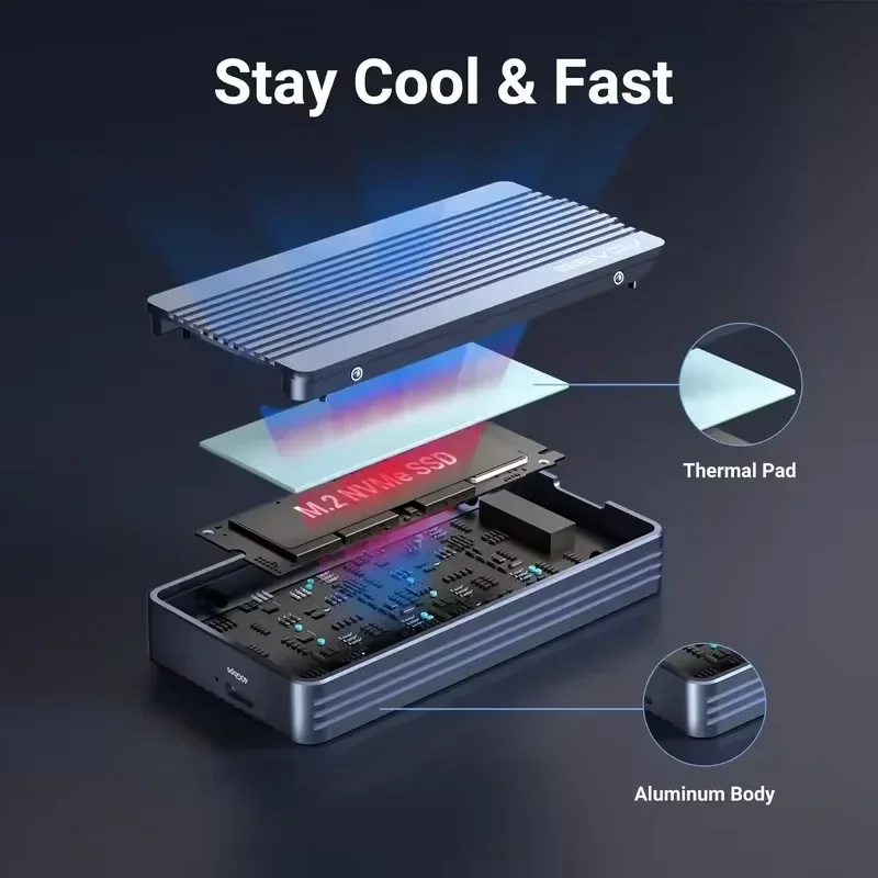 Корпус ACASIS USB-C USB4 SSD 4 – обзор и цена Usb4 40Gbps External Ssd 8Tb