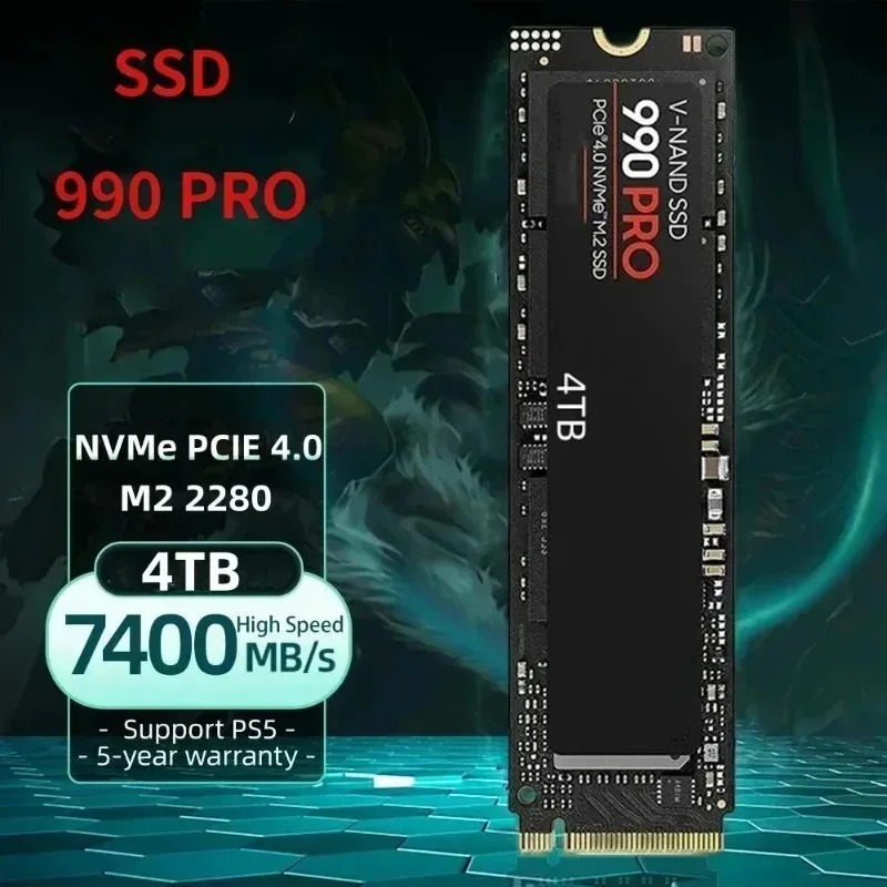 990 PRO Оригинальный SSD – 512 – обзор и цена Pcie 4.0 4Tb 2280 Ssd 7450Mbps