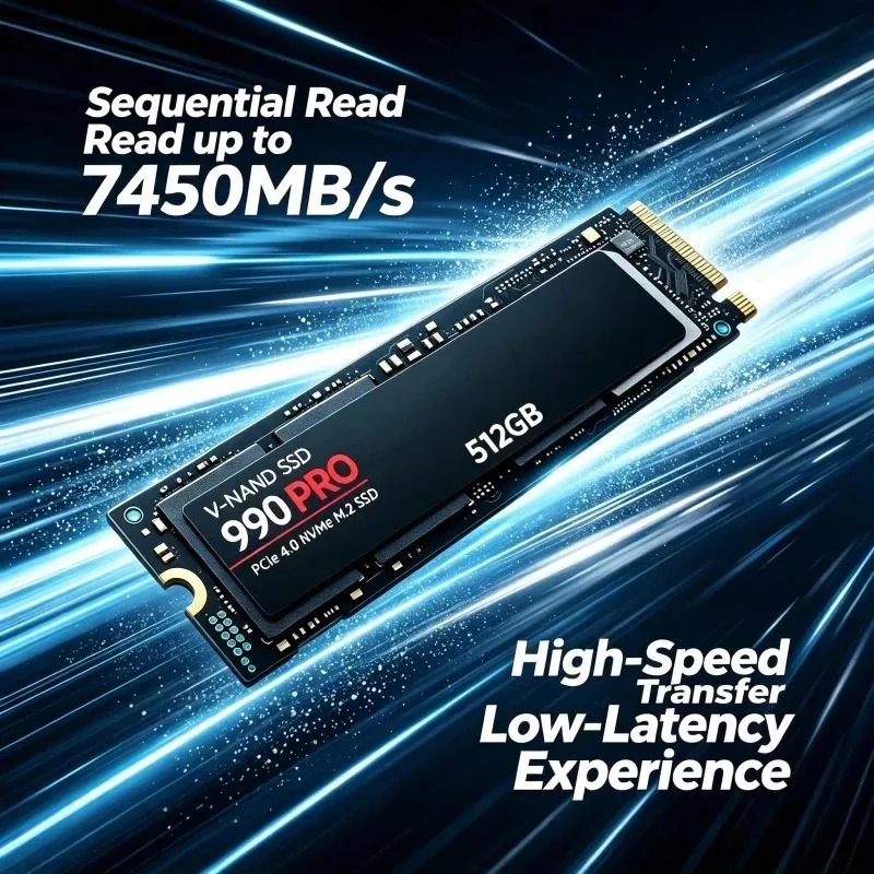 990 PRO Оригинальный SSD – 512 – обзор и цена Pcie 4.0 4Tb 2280 Ssd 7450Mbps